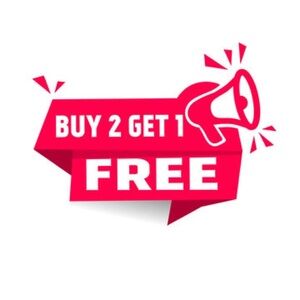 SALE BUY 2 GET 1 FREE